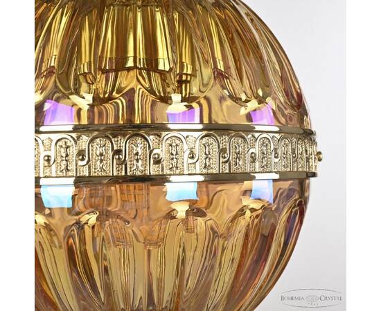 Подвесной светильник Bohemia Ivele Crystal 5680/17 G Shampan/M-1H, изображение 3
