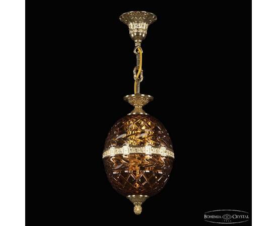 Подвесной светильник Bohemia Ivele Crystal 5680/18 G Amber/M-1F