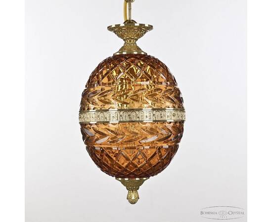 Подвесной светильник Bohemia Ivele Crystal 5680/18 G Amber/M-1F, изображение 6