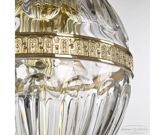 Подвесной светильник Bohemia Ivele Crystal 5680/20 G Clear/M-1H, изображение 6