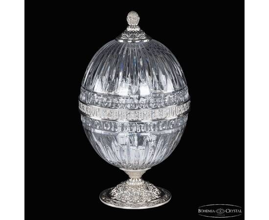 Настольная лампа Bohemia Ivele Crystal 5680L/18 Ni Clear/M-1G