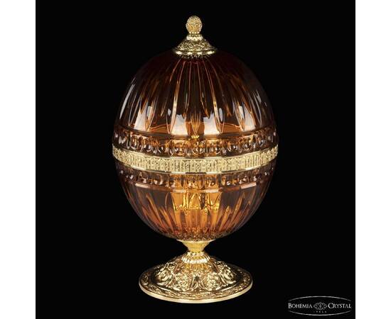 Настольная лампа Bohemia Ivele Crystal 5680L/22 G Amber/M-1G