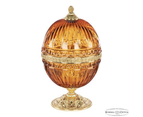 Настольная лампа Bohemia Ivele Crystal 5680L/22 G Amber/M-1G, изображение 2