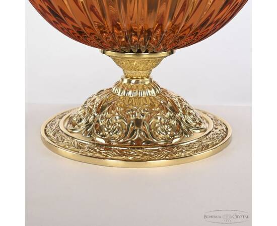Настольная лампа Bohemia Ivele Crystal 5680L/22 G Amber/M-1G, изображение 3