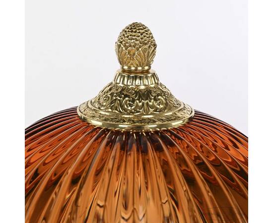 Настольная лампа Bohemia Ivele Crystal 5680L/22 G Amber/M-1G, изображение 4