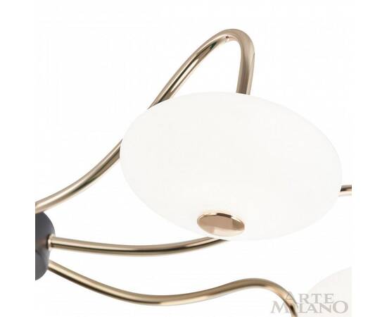 Люстра на штанге Arte Milano Neapolis 273908/6 BK/GD, изображение 7