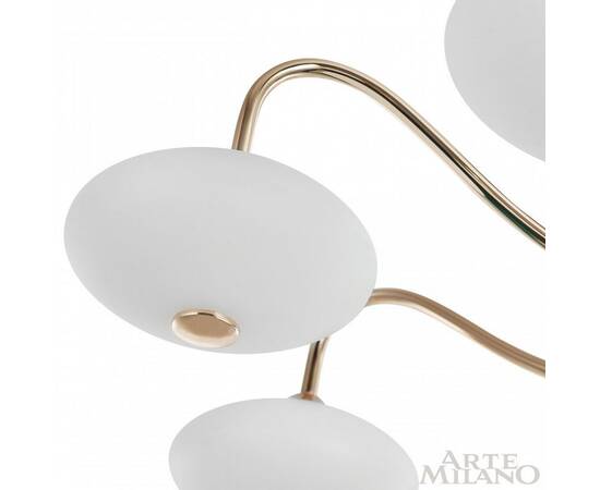 Люстра на штанге Arte Milano Neapolis 273908/6 BK/GD, изображение 8