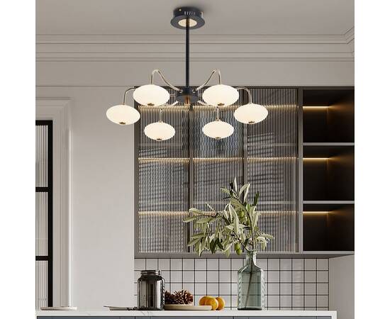 Люстра на штанге Arte Milano Neapolis 273908/6 BK/GD, изображение 11