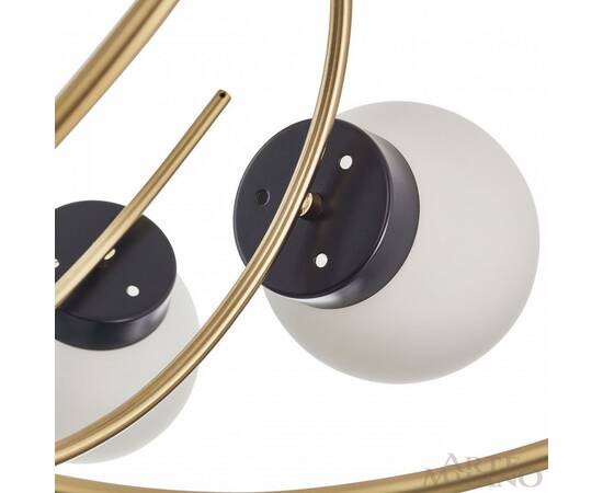 Люстра на штанге Arte Milano Neapolis 276169/6 BK/GD, изображение 6