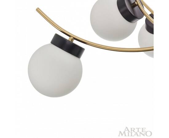 Люстра на штанге Arte Milano Neapolis 276169/6 BK/GD, изображение 7