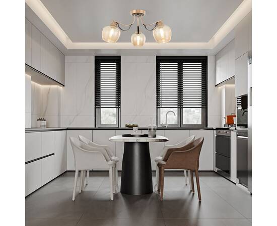 Потолочная люстра Arte Milano Amalfi 322306/3 FG+BK, изображение 7