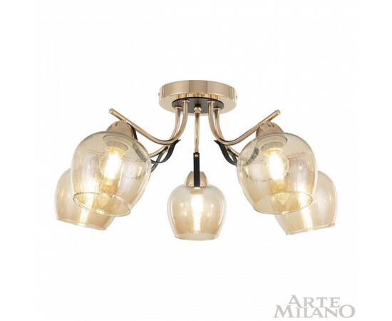 Потолочная люстра Arte Milano Amalfi 322306/5 FG+BK, изображение 2