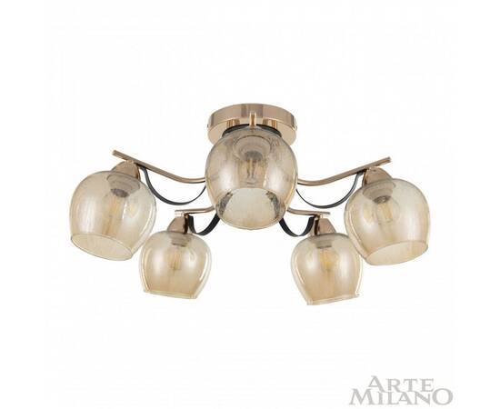 Потолочная люстра Arte Milano Amalfi 322306/5 FG+BK, изображение 3