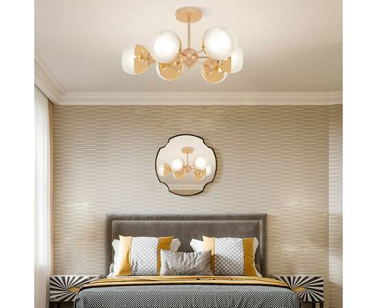 Люстра на штанге Arte Milano Napoli 327007/3+3 GD, изображение 2