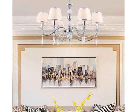 Подвесная люстра Arte Milano 342109/6 CR+LWT, изображение 2