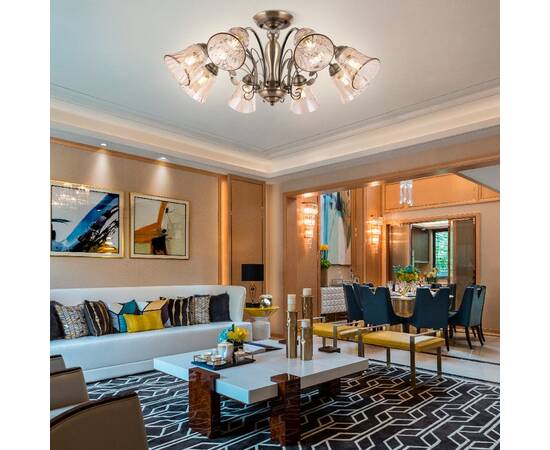 Потолочная люстра Arte Milano 346700/8 AB, изображение 2