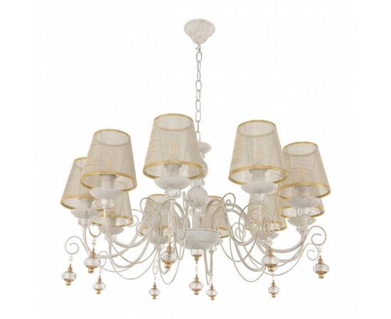 Подвесная люстра Arte Milano 347620/10 WT+G, изображение 4