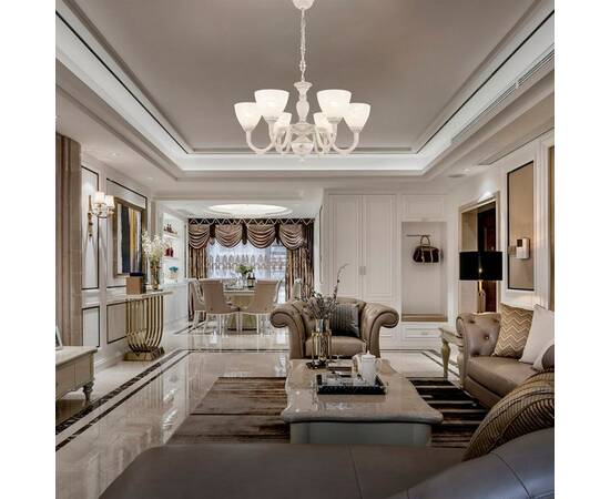 Подвесная люстра Arte Milano 347837/6 WT+SL, изображение 2