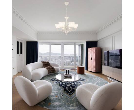 Подвесная люстра Arte Milano 343659/6 WT+SL, изображение 2