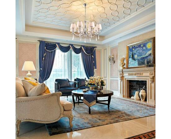 Подвесная люстра Arte Milano 342109/8 CR+LWT, изображение 2