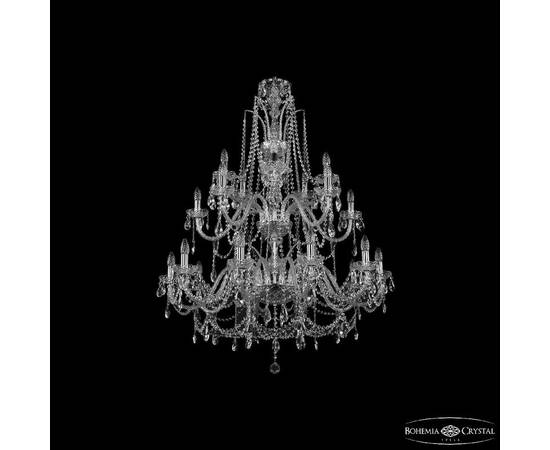 Подвесная люстра Bohemia Ivele Crystal 1411/10+5+5/360/2d Ni