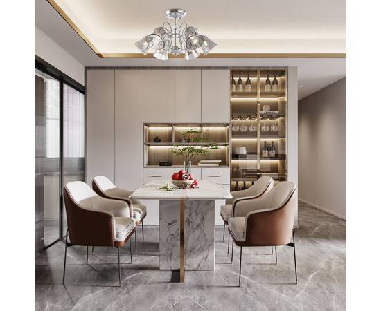 Потолочная люстра Arte Milano 340800/6 CR, изображение 2