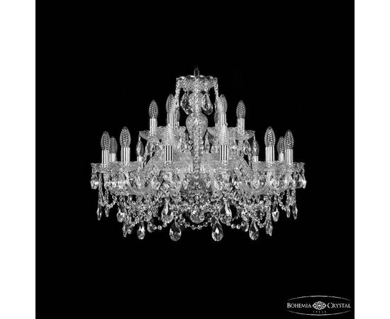 Подвесная люстра Bohemia Ivele Crystal 1411/12+6/240 Ni