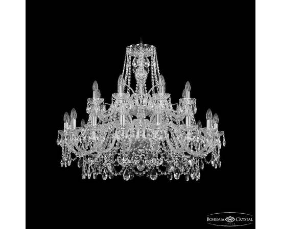 Подвесная люстра Bohemia Ivele Crystal 1411/16+8/360/2d Ni