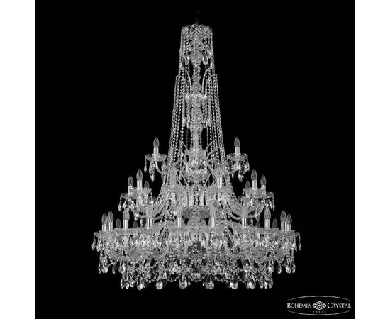 Подвесная люстра Bohemia Ivele Crystal 1411/20+10+5/400/XL-155/3d Ni