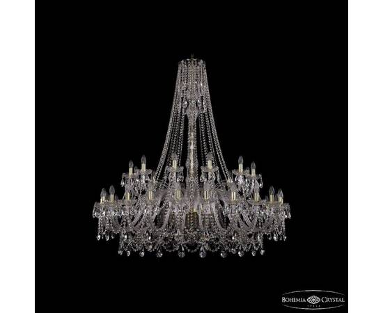 Подвесная люстра Bohemia Ivele Crystal 1411/24+12/530/h-154 G