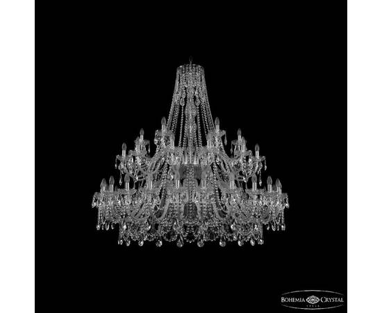 Подвесная люстра Bohemia Ivele Crystal 1411/24+12+6/530/2d Ni