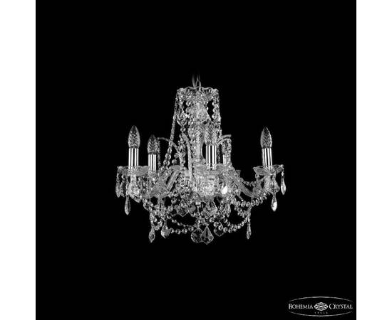Подвесная люстра Bohemia Ivele Crystal 1411/5/160 Ni Leafs