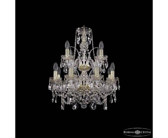 Подвесная люстра Bohemia Ivele Crystal 1411/8+4/160/2d G