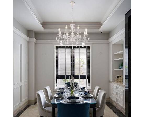 Подвесная люстра Arte Milano 346179/8 WT+SL, изображение 2