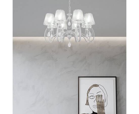 Подвесная люстра Arte Milano 347203/8 WT+SL, изображение 2