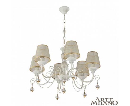 Подвесная люстра Arte Milano 347620/6 WT+G