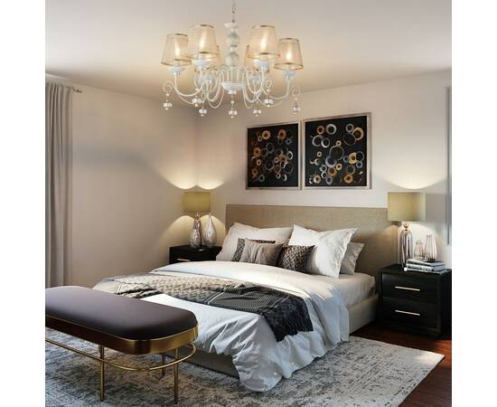 Подвесная люстра Arte Milano 347620/6 WT+G, изображение 2