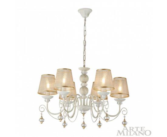 Подвесная люстра Arte Milano 347620/6 WT+G, изображение 3