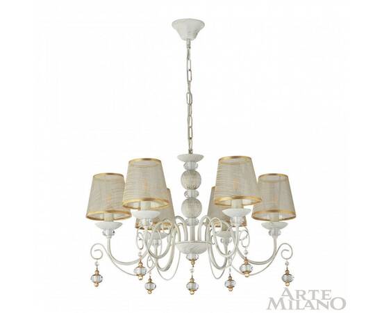 Подвесная люстра Arte Milano 347620/6 WT+G, изображение 4