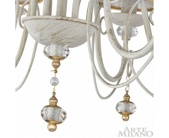 Подвесная люстра Arte Milano 347620/6 WT+G, изображение 7