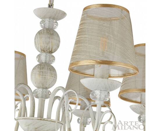Подвесная люстра Arte Milano 347620/6 WT+G, изображение 9