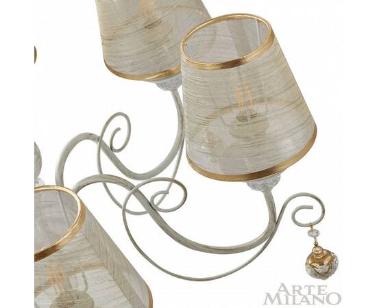 Подвесная люстра Arte Milano 347620/6 WT+G, изображение 10