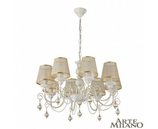 Подвесная люстра Arte Milano 347620/8 WT+G
