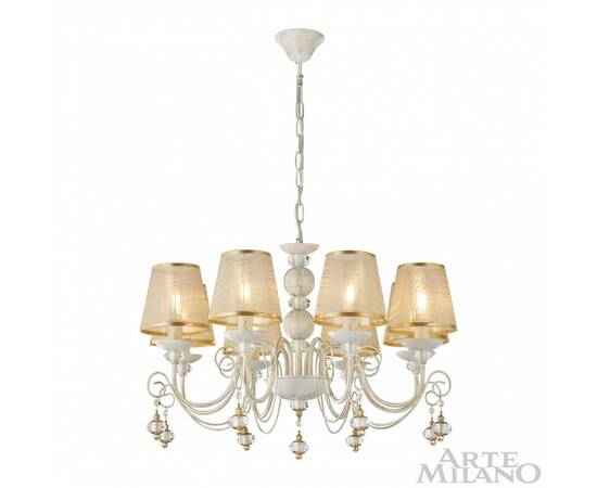 Подвесная люстра Arte Milano 347620/8 WT+G, изображение 3