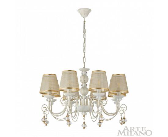 Подвесная люстра Arte Milano 347620/8 WT+G, изображение 4