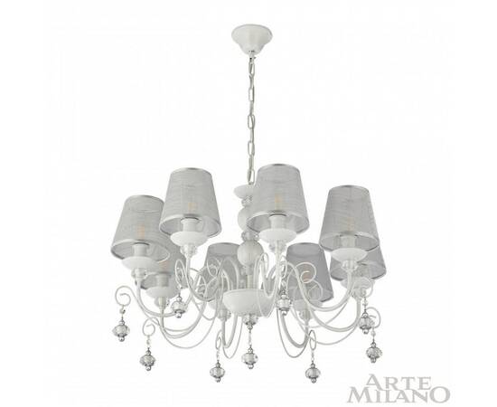 Подвесная люстра Arte Milano 347620/8 WT+SL, изображение 4