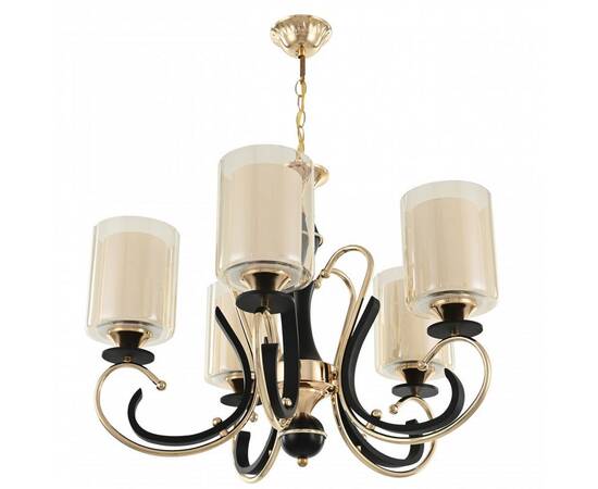 Подвесная люстра Arte Milano Florentia 302237/5 Bk/Gd