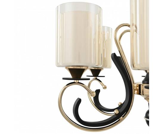 Подвесная люстра Arte Milano Florentia 302237/5 Bk/Gd, изображение 6
