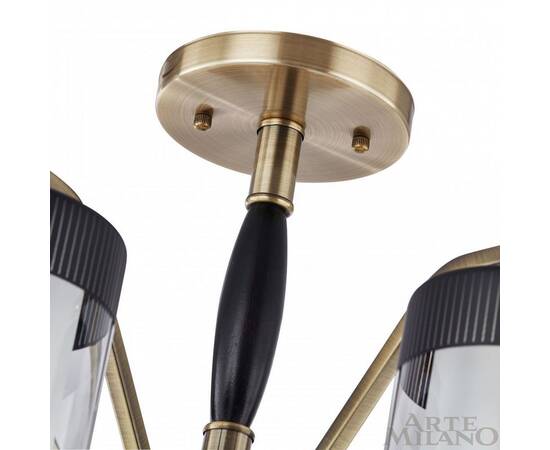 Люстра на штанге Arte Milano Napoli 332646/5 AB+BK, изображение 4