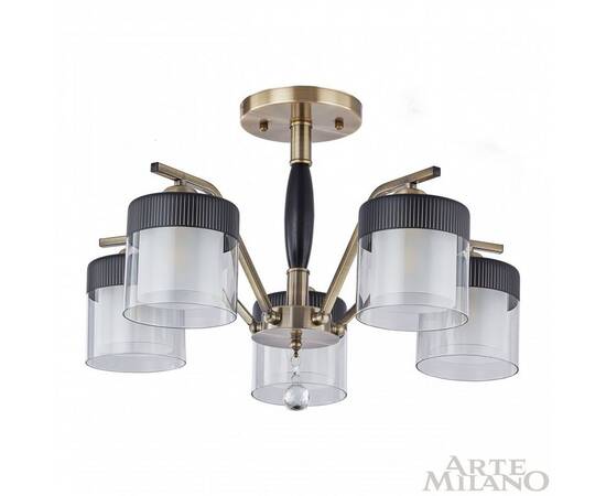 Люстра на штанге Arte Milano Napoli 332646/5 AB+BK, изображение 7